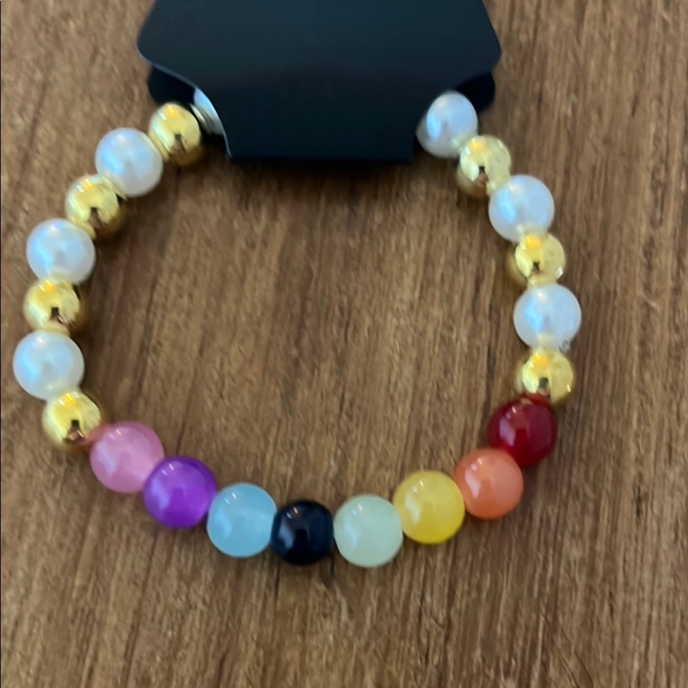 Multicolor Pride Beaded Bracelet